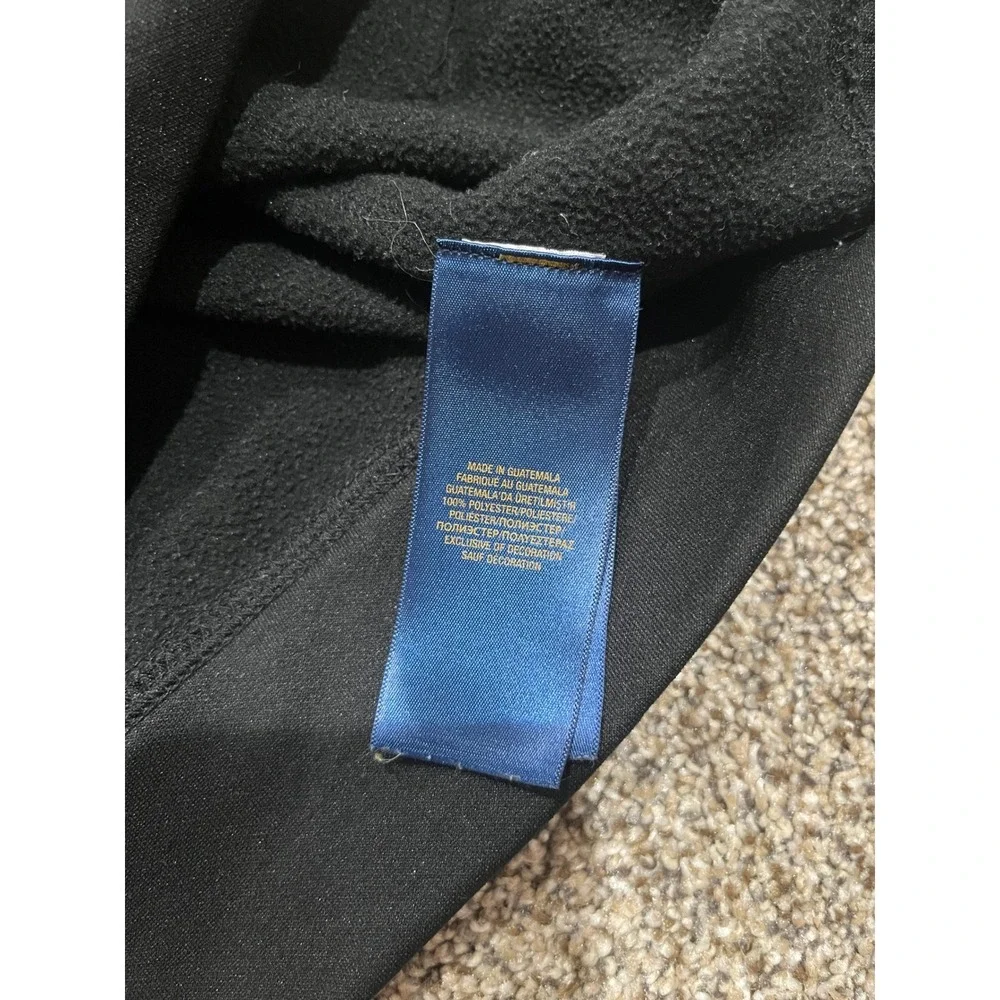 Polo‎ Sport Ralph Lauren Kids XL Black Orange Performance Hoodie Sweatshirt
